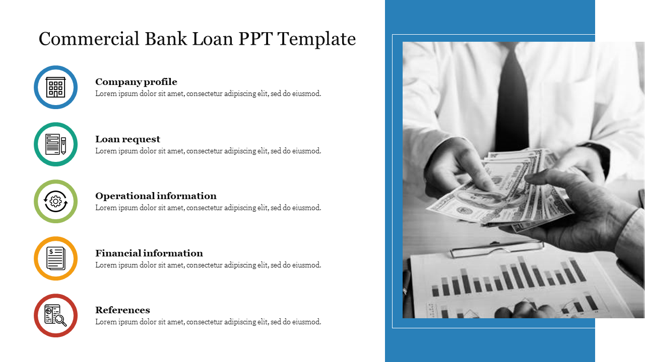 Commercial Bank Loan PPT Template